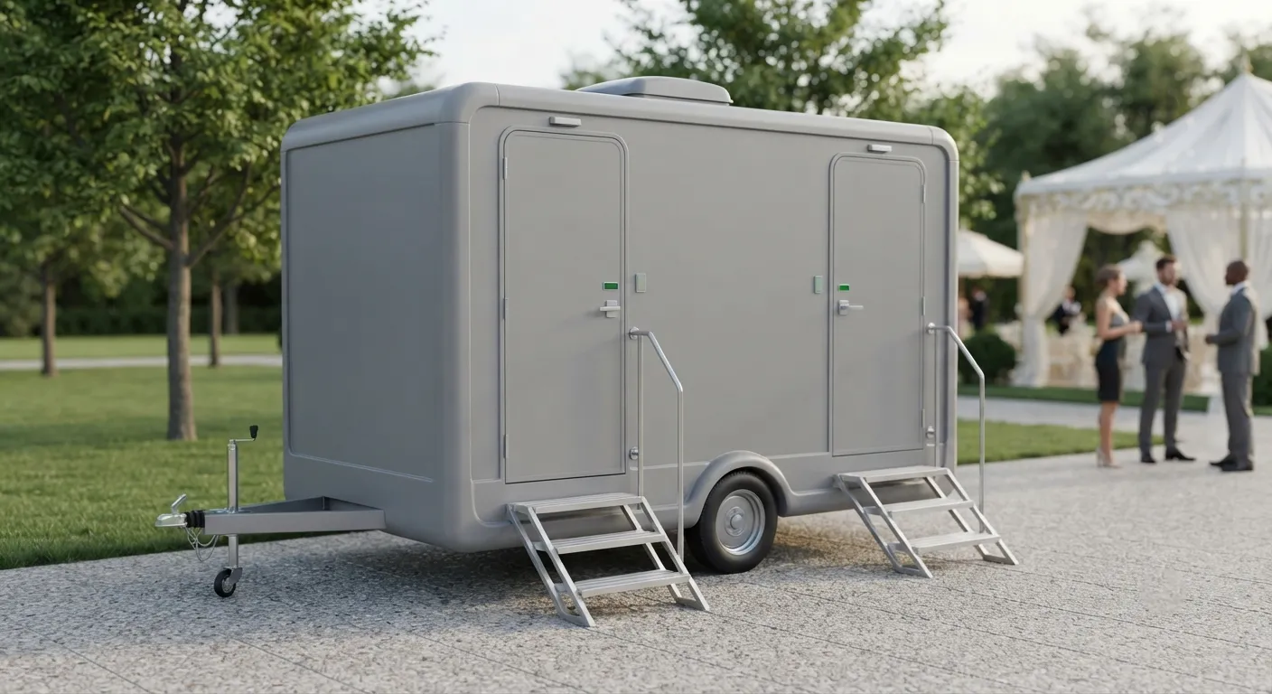 2 Stall Restroom Trailer in Portland, OR
