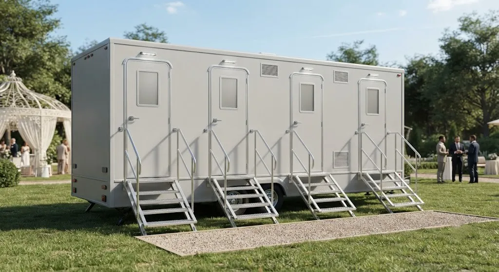 4 Stall Restroom Trailer in Portland, OR